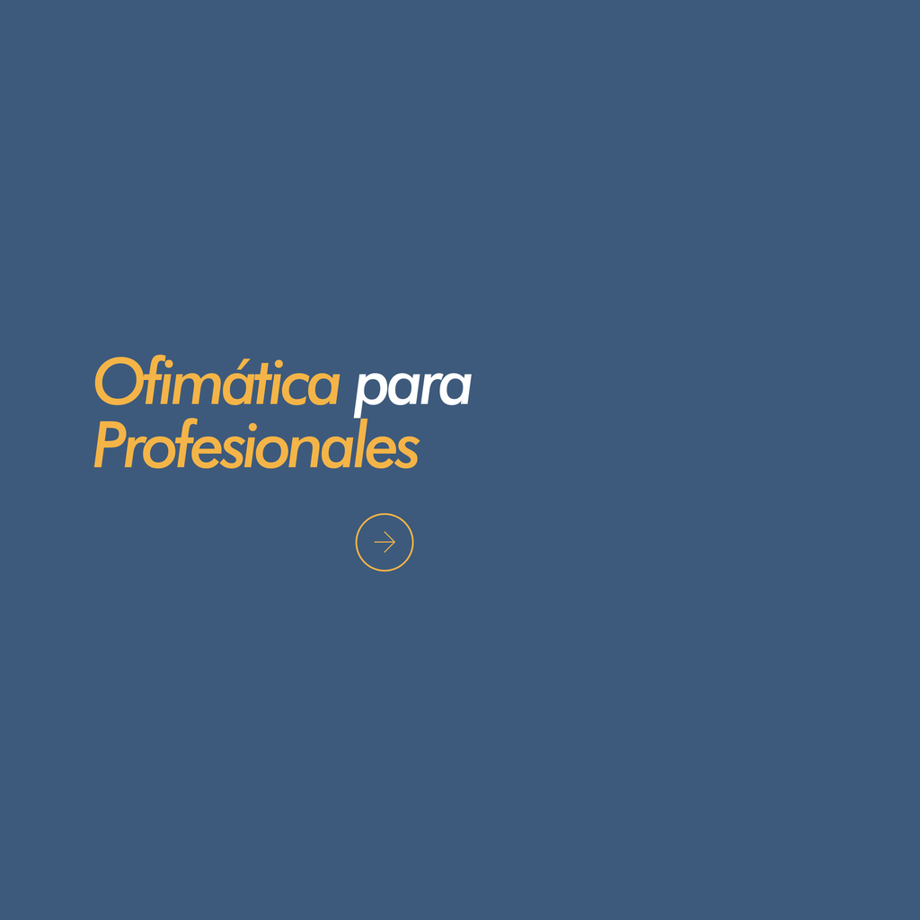 Ofimática para profesionales